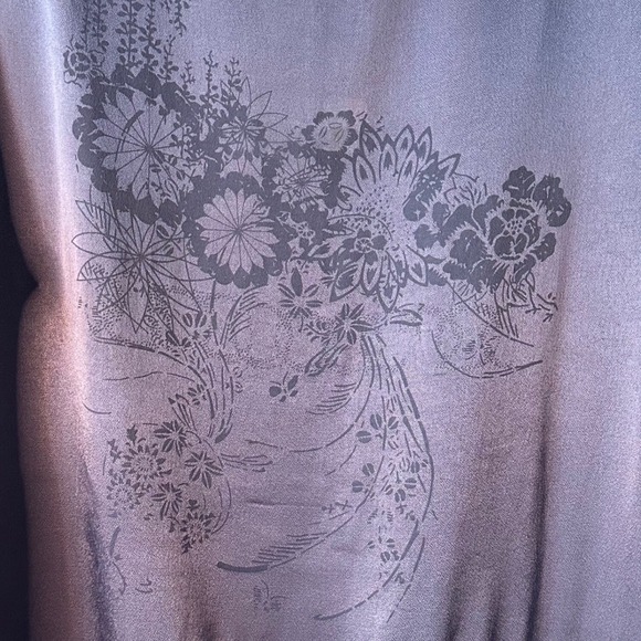 Soft‎ Surroundings Floral Ombre Tunic Dress Size M | Long Sleeve Lounge Top - Picture 6 of 6